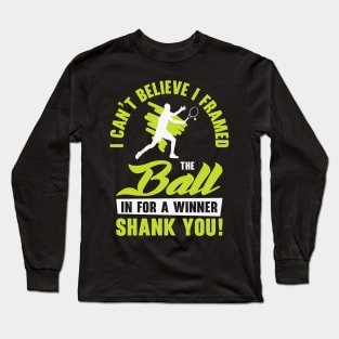 Tennis Player Long Sleeve T-Shirt